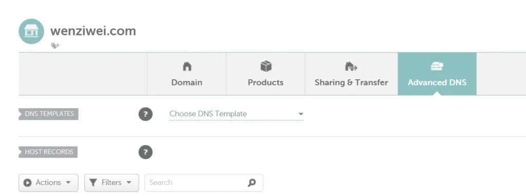 點 Advanced DNS